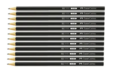 Produktbild von FABER-CASTELL Bleistift 1111 B 12 Stk.