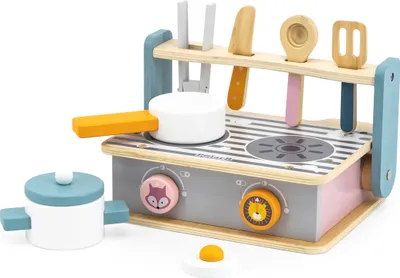 Immagine prodotto di Fornello e grill pieghevole in legno di Viga Toys