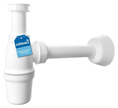 Obrázek produktu pro Odtokový sifon umyvadlo - Trubkový sifon - Plast - 1 1/4 palce (32 mm) - Sifon pro koupelnu