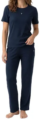 Produktbild von JOOP! Cosy Schlafanzug Set aus T-Shirt und langer Hose, Hose mit bequemem Gummibund, Elastisches Material für hohen Komfort