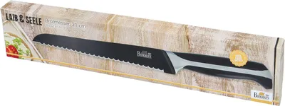 Obrázok produktu pre BIRKMANN nôž na chlieb, čepeľ: 21 cm so zúbkovaným ostrím, ergonomická rukoväť, nerezová oceľ, 210455
