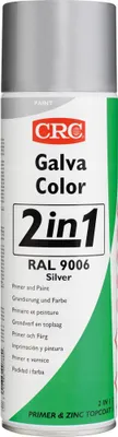A spray can of paint with branding and product information.