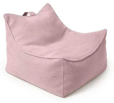 Produktbild von MeowBaby Slimcord Sitzsack für Kinder, Cord, 70x60x50 cm, rosa