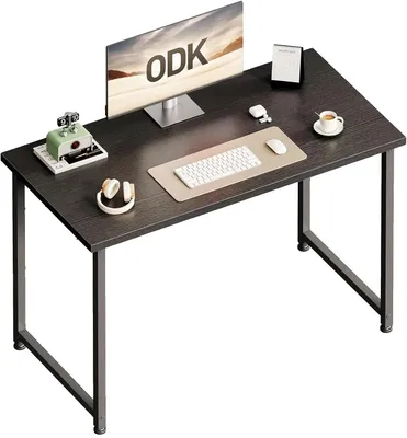 Produktbild von Schreibtisch, Robuste Konstruktion, Minimalistisches Design, schwarz