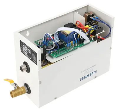 Produktbild von Dampfgenerator - Für Heimsauna und Dampfdusche - 3 kW Leistung - Digitales Bedienfeld - Für Bad & SPA