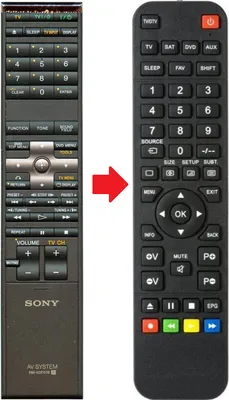Produktbild von Ersatz Fernbedienung Sony RM-ADP018 | RMADP018