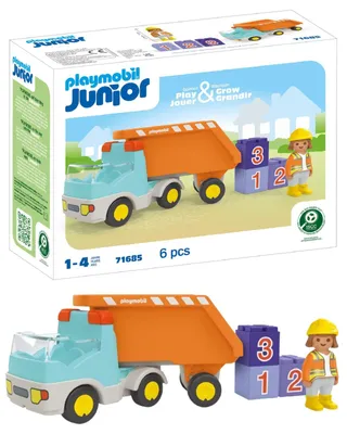 Produktbild von Spielset Spielzeug ab 1 Jahren Konstruktion pflanzenbasierten Kunststoffe Baustelle
