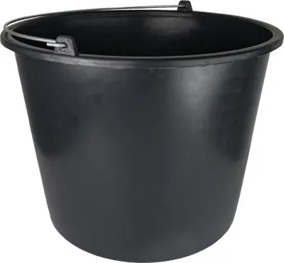 Image de Seau à mortier Seau de chantier 20L gradué Seau à eau Seau à mortier Seau pour chantier et jardin [set de 5 pièces]