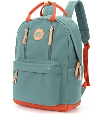 Produktbild von Himawari | Laptop-Rucksack, mit verstellbaren Trägern, Grün, 28x40x15 cm