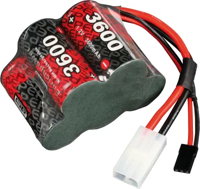 Produktbild von Robitronic NiMH Akku 3600mAh 3+2 Sub-C Empfängerpack 1:5