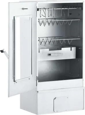 Image de vidaXL Fumoir avec générateur de fumée froide Acier galvanisé