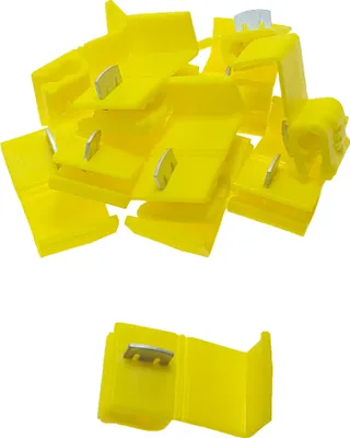 Produktbild von baytronic 10x Schnellverbinder / Spannungsdieb gelb