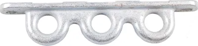 Image de Support de cloison 3 trous, pour logement de crochet 188 x 25 mm