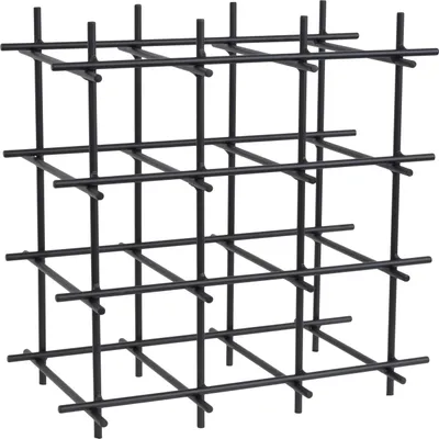 Produktbild von LOFT42 Malbec Weinregal – 9 Flaschen – Metall – Schwarz