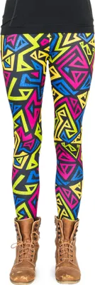 Produktbild von cosey - Neon Line Leggings (Einheitsgröße) - Design Retro Lines