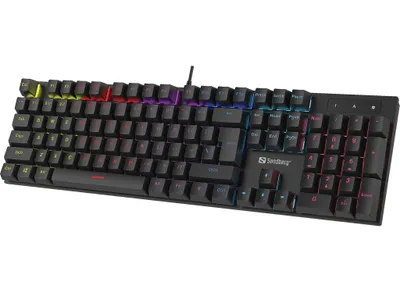 Produktbild von Sandberg 640-31 Tastatur Gaming USB QWERTZ Deutsch Schwarz