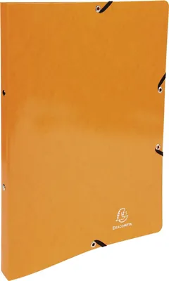 Produktbild von Exacompta Ringbuch Gummizug 2 Ringe Rücken 20mm 32x25cm DIN A4 Iderama orange