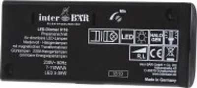 Obrázek produktu pro Bachmann 8116, Stmívač, 35 W, 110 W, Externí, Černá, 250 V