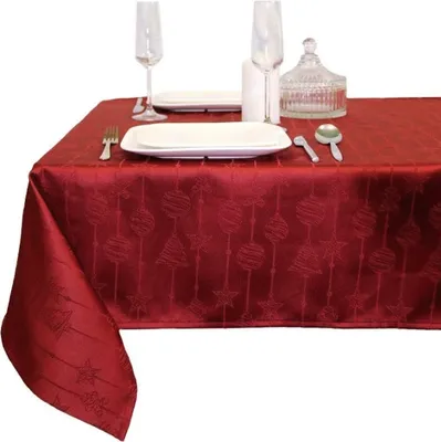 Produktbild von Unique Living - Tischdecke Raula Rot - 145x250cm