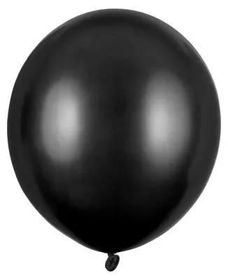 Zdjęcie produktu dla Balony Strong Czarne Metallic Black 43cm 25 sztuk