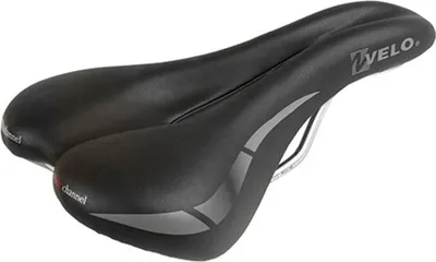 Produktbild von Velo Wide:Channel, Fahrradsattel, Track, Unisex, Schwarz, Einfarbig, 16,8 cm