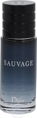 Produktbild von Dior Sauvage Eau de Toilette für Herren, 30 ml, Kopfnote: Bergamotte, Herznote: Lavendel, Pfeffer, Basisnote: Ambrox, nachfüllbare Flasche