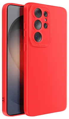 Produktbild von Avizar, Silikon Hülle mit Kamera Schutzverstärkung für Galaxy S26 Ultra, Rot