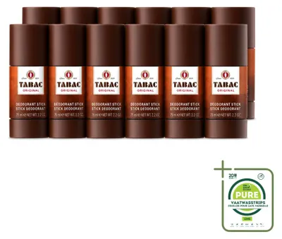 Image de 12 déodorants sticks "Tabac Original" - 75 ml - Lot de 12 pièces