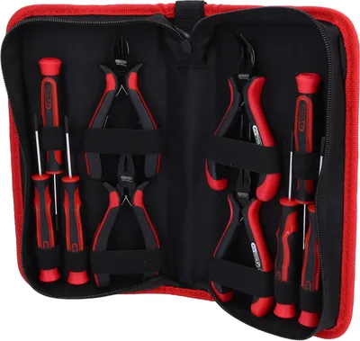 Immagine prodotto di KS TOOLS Set di utensili per meccanica di precisione, 10 pezzi - 500.7220