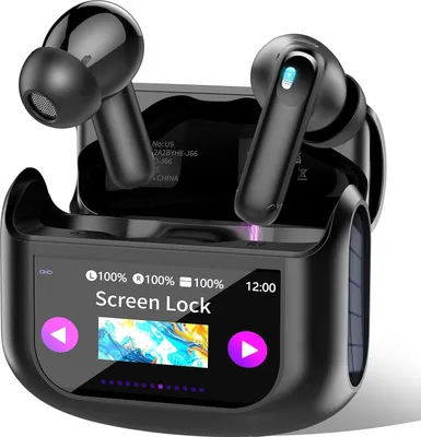Produktbild von QXUFV Bluetooth Kopfhörer mit Touchscreen 5.4 mit ANC/ENC 48Std