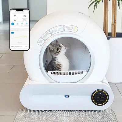 Produktbild von Katzenklo selbstreinigend Katzentoilette automatisch neuste Generation + Gratis Matte