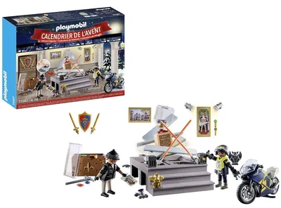 Obrázok produktu pre Policajný Adventný kalendár pre deti Krádež v múzeu Adventný kalendár pre fanúšikov polície Adventný čas plný prekvapení 71347 Policajná krádež