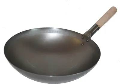 Produktbild von WOK PFANNE 35 cm runder Boden (Gas) Wokpfanne Gastronomie, AAF Nommel®
