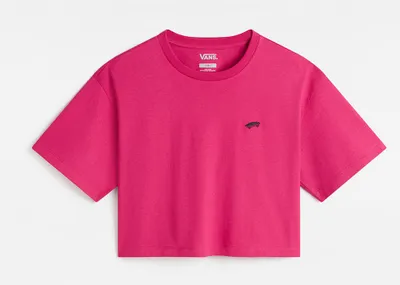 Produktbild von Vans Salton Relax Crop Kurzarm-t-shirt Rosa L Frau Rosa L