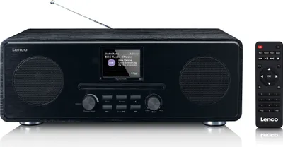 Produktbild von Lenco DAR-061BK - DAB+/FM-Radio mit CD-Player und Bluetooth® - Schwarz