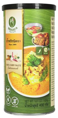 Produktbild von Nittaya Thai Kari Gelbe Curry Paste (vegan) 400g