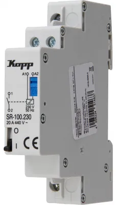 Produktbild von Kopp 191600005, Weiß, IP20, 250 V, 50 Hz, 16 A, 65 mm