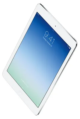 Produktbild von Apple iPad Air, 24,6 cm (9.7"), 2048 x 1536 Pixel, 128 GB, iOS, 478 g, Silber