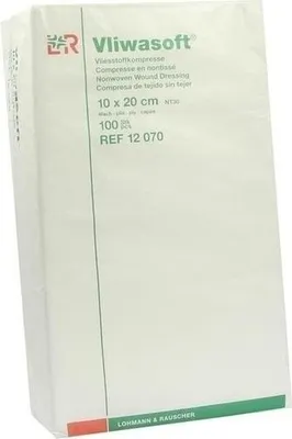 Obrázek produktu pro Vliwasoft Vliesstoffkompresse 10x20cm, 100 St KOM