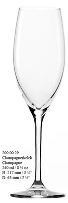 Produktbild von 60x Stölzle Lausitz Classic Champagnerglas 240 ml Champagnerkelch
