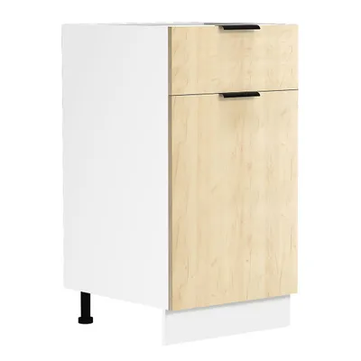 Produktbild von VCM Küchenschrank | Maße ca. H. 82 x B. 40 x T. 46 cm | Unterschrank mit einer Drehtüre und einer Schublade | Küchenmöbel - Fasola