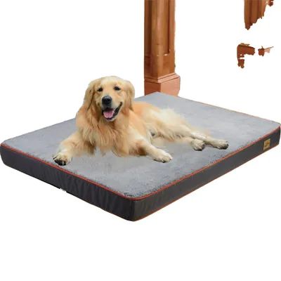 Produktbild von Hundebett, Memory Foam, Wasserdicht, GRAU-b, XXL