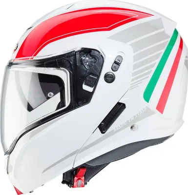 Produktbild von Klapphelm Caberg Horus Tribute weiß/rot/grün Italia