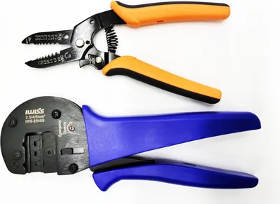 Image de Elfcam - Kit pince à sertir MC4 et coupe-câble pour câbles solaires 2,5/4/6 mm2 (13–10 AWG), outil de montage PV avec mécanisme à cliquet