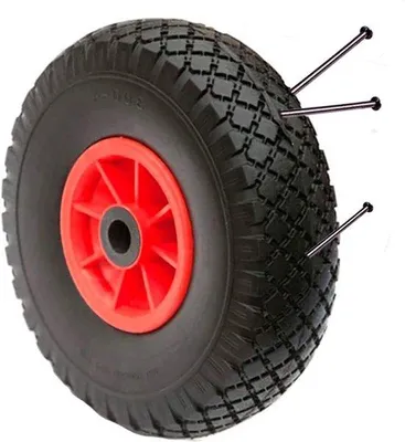 Produktbild von Famanu Luftreifen 3.00-4 - 260 x 75 mm mit Metallrolllagern