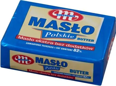 Zdjęcie produktu dla Mlekovita Masło Polskie ekstra 82% tł. 200g