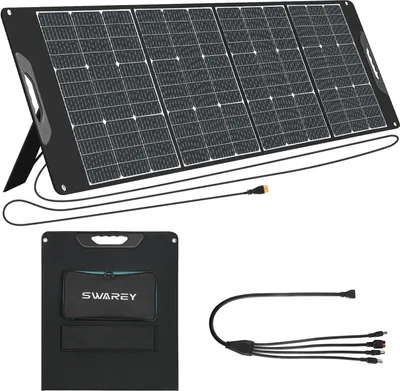 Produktbild von Faltbares Solarpanel Solarmodul Monokristallin 200W Solarzelle Solar