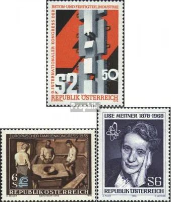 Produktbild von Briefmarken Österreich 1978 Mi 1586,1587,1588 (kompl.Ausg.) postfrisch Sondermarken