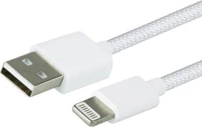 Imagen del producto de Cable de datos trenzado Greenmouse Lightning (2 metros) (pack de 5 unidades)