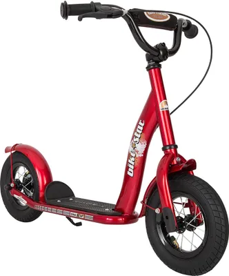 Produktbild von Kinderroller Bikestar Premium 10 Zoll - Classic herzschlag rot